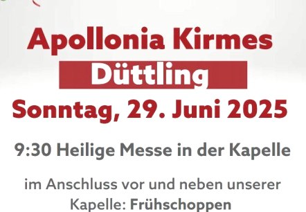 Kirmes in Düttling, © Dorfgemeinschaft Düttling e.V. Kirmes in Düttling, © Dorfgemeinschaft Düttling e.V.