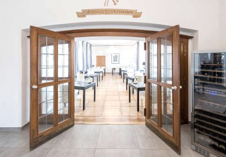 Zugang zum Kaisersaal, © Restaurant Kaiserblick Zugang zum Kaisersaal, © Restaurant Kaiserblick