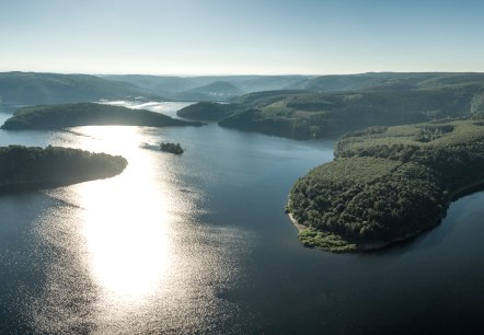 Rursee von oben , © Dominik Ketz Rursee von oben , © Dominik Ketz