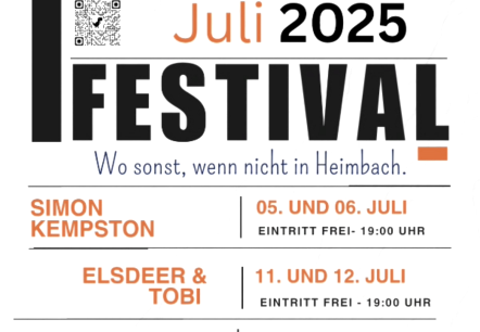Music Festival Heimbach, © Heimbacher Stube Music Festival Heimbach, © Heimbacher Stube