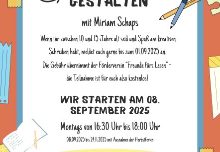 Schreibwerkstatt 2025 Schreibwerkstatt 2025