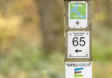 Wegmakierung, © @Eifel Tourismus GmbH, Dominik Ketz Wegmakierung, © @Eifel Tourismus GmbH, Dominik Ketz