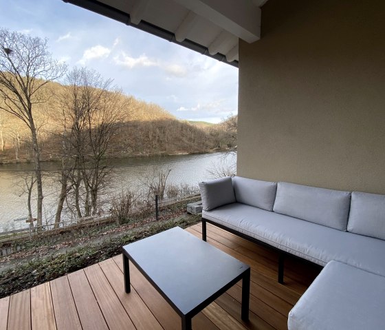 Terrasse mit Seblick, © Rureifel-Tourismus e.V.