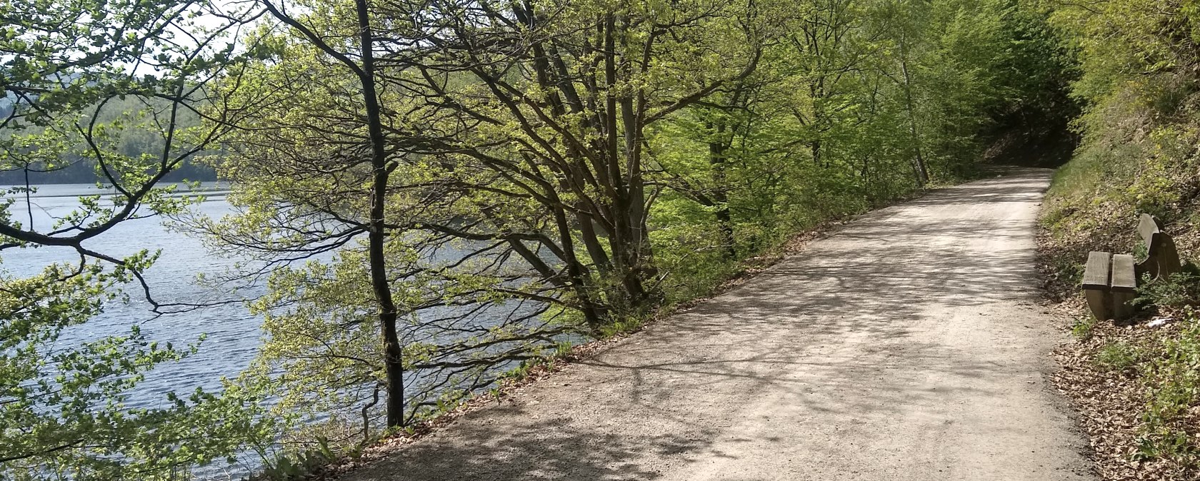 Cycle path on the Rursee, © Gemeinde Simmerath