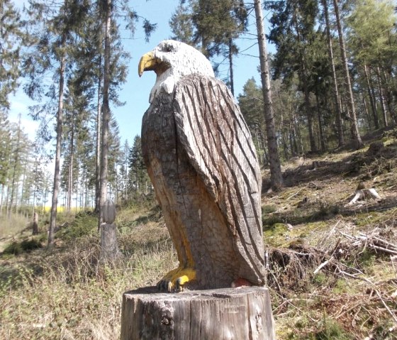 Kunstfigur aus Holz, © Eifel heimisch