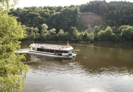 Mit dem Schiff durch den Nationalpark Eifel, © Eifel Tourismus GmbH, D. Ketz