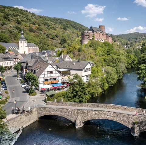 Heimbach on the RurUfer cycle path, © Grünmetropole e.V., Dennis Stratmann